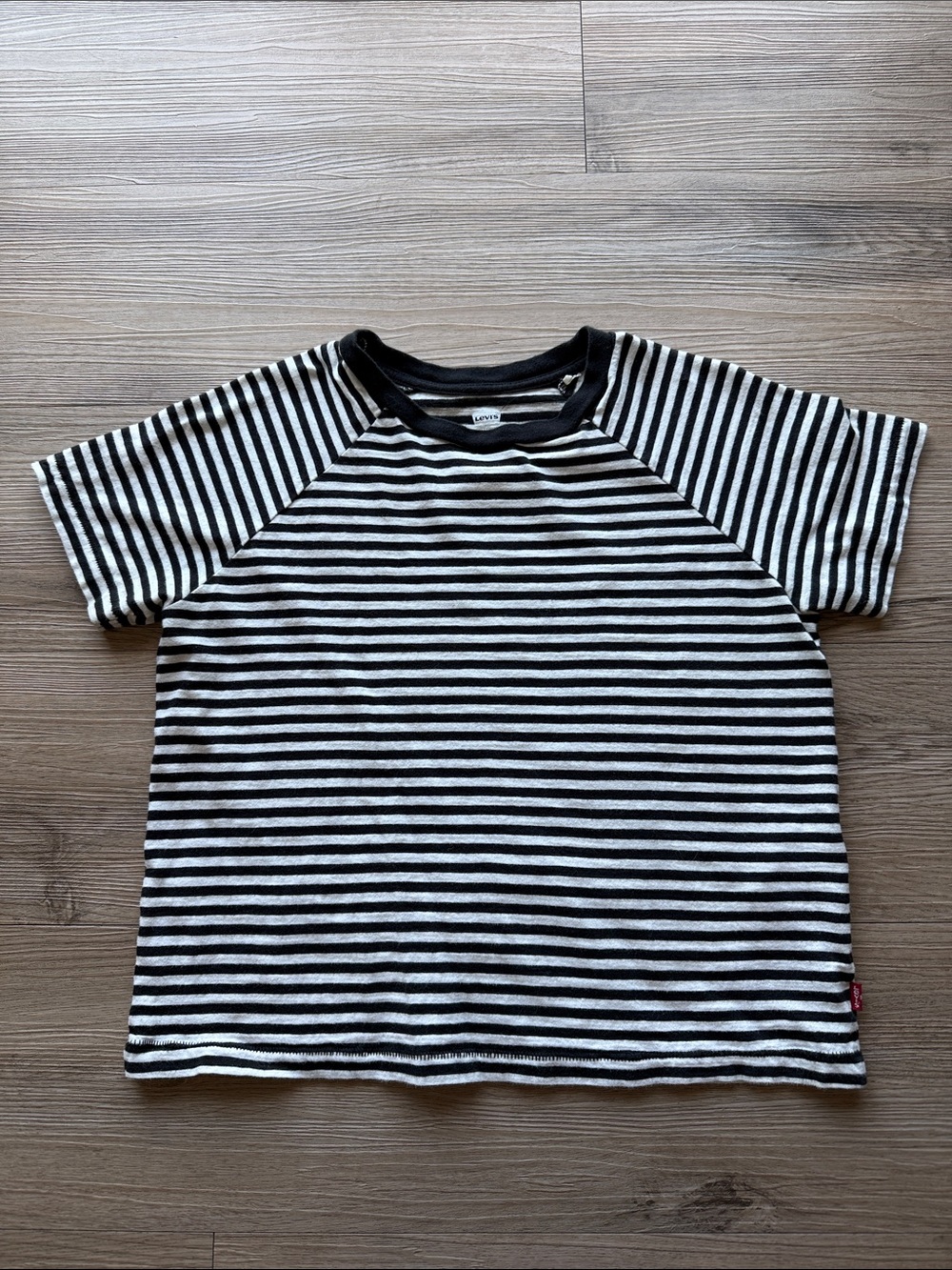 Black & White Striped Short Sleeve Tee